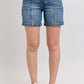 Judy Blue Full Size High Rise Denim Shorts - DAVERRI FASHIONS