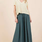 Mittoshop Pleated Wide Leg Pants - DAVERRI FASHIONS