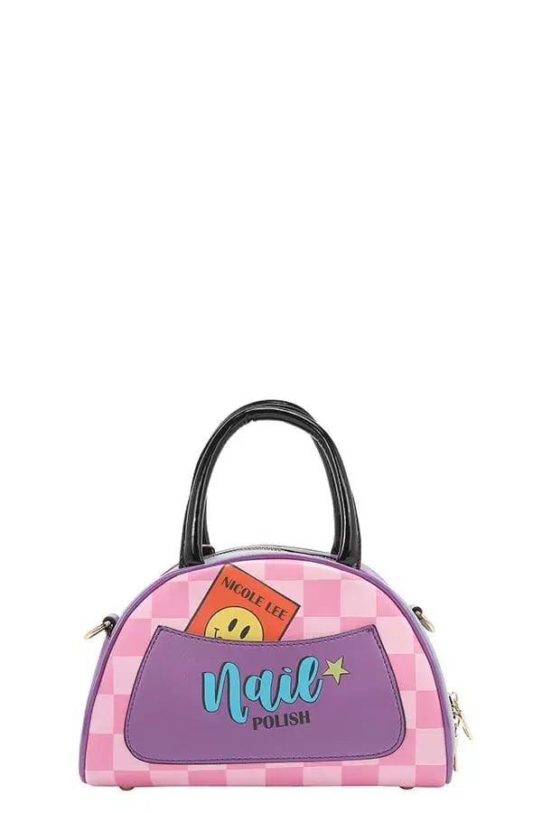 Nail Polish Mini Dome Handbag - DAVERRI FASHIONS
