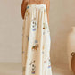 Daverri bohemian print cami maxi dress with boats and whimsical text