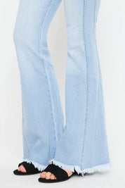 Kancan High Rise Curvy Flare Jeans | Jeans Daverri Fashions