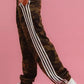BiBi Side Lines Camouflage Track Pants - DAVERRI FASHIONS