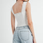 MABLE Pleated Front Detail Straight Jeans Jeans