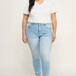 Artemis Vintage Plus High Rise Crop Skinny Jeans - DAVERRI FASHIONS
