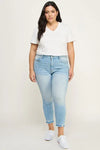 Artemis Vintage Plus High Rise Crop Skinny Jeans - DAVERRI FASHIONS