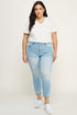 Artemis Vintage Plus High Rise Crop Skinny Jeans - DAVERRI FASHIONS