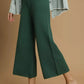 Umgee Textured Knit Wide Leg Pants - DAVERRI FASHIONS