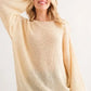 And The Why Sequined Light Weight Pullover Sweater - DAVERRI FASHIONS