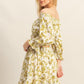 HYFVE Floral Off-Shoulder Flounce Sleeve Top and Skirt Set
