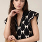 Bow Half Zip Sweater Vest - DAVERRI FASHIONS