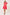 Umgee Red Two Tone Floral Print Ruffle Cap Sleeve Mini Dress Mini Dresses