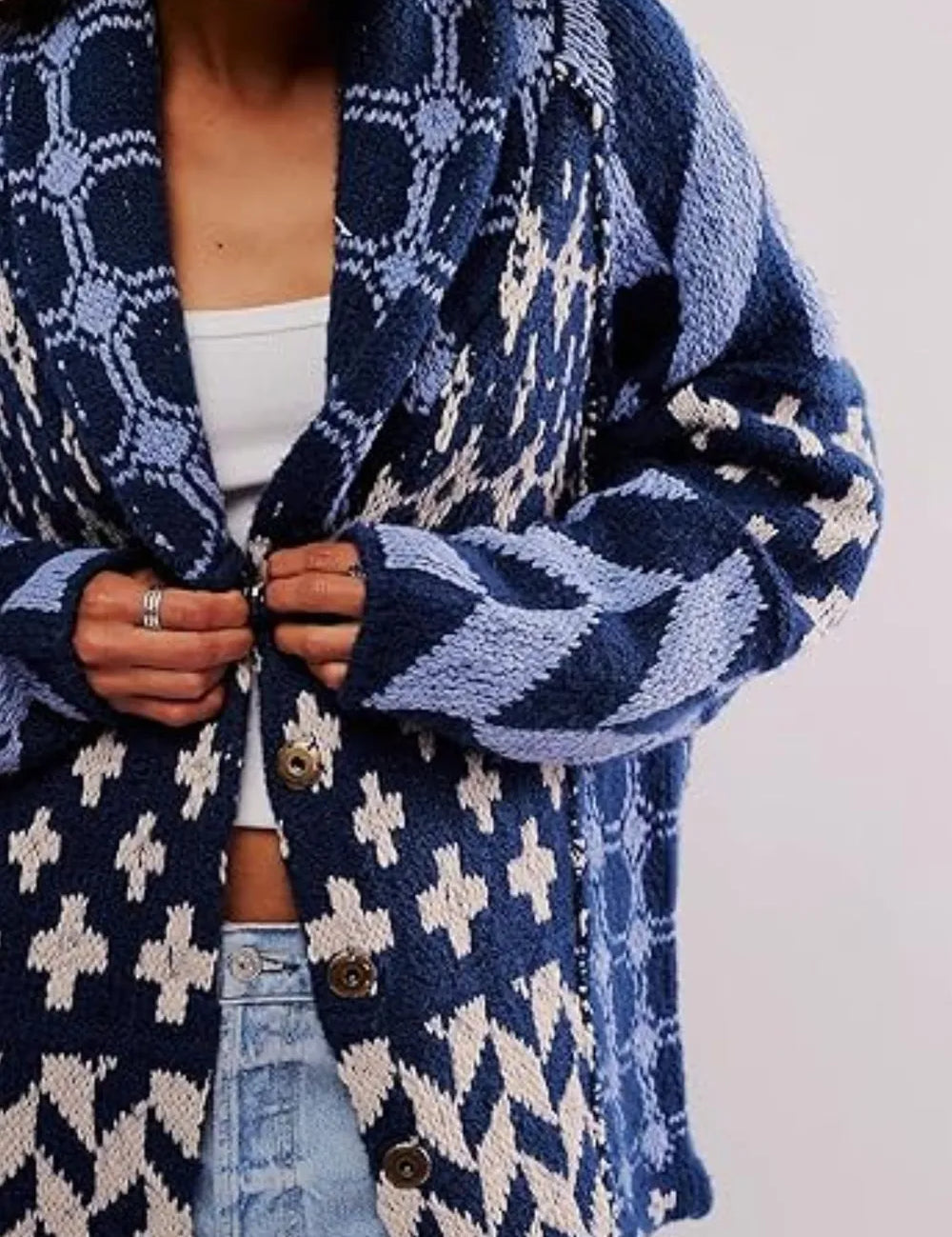 Collared Neck Long Sleeve Cardigan | Cardigans Daverri Fashions