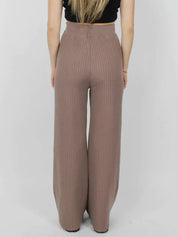 Ribbed Wide Leg Sweater Pants | Bottoms Daverri Fashions