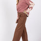 SAGE + FIG Wide Leg Cropped Pants Pants