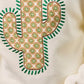 BiBi Cactus Embroidered Fleece Sweatshirt - DAVERRI FASHIONS