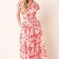Mittoshop Tropical Print Top and Skirt Set Outfit Sets