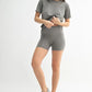 MONO B Round Neck Short Sleeve T-Shirt