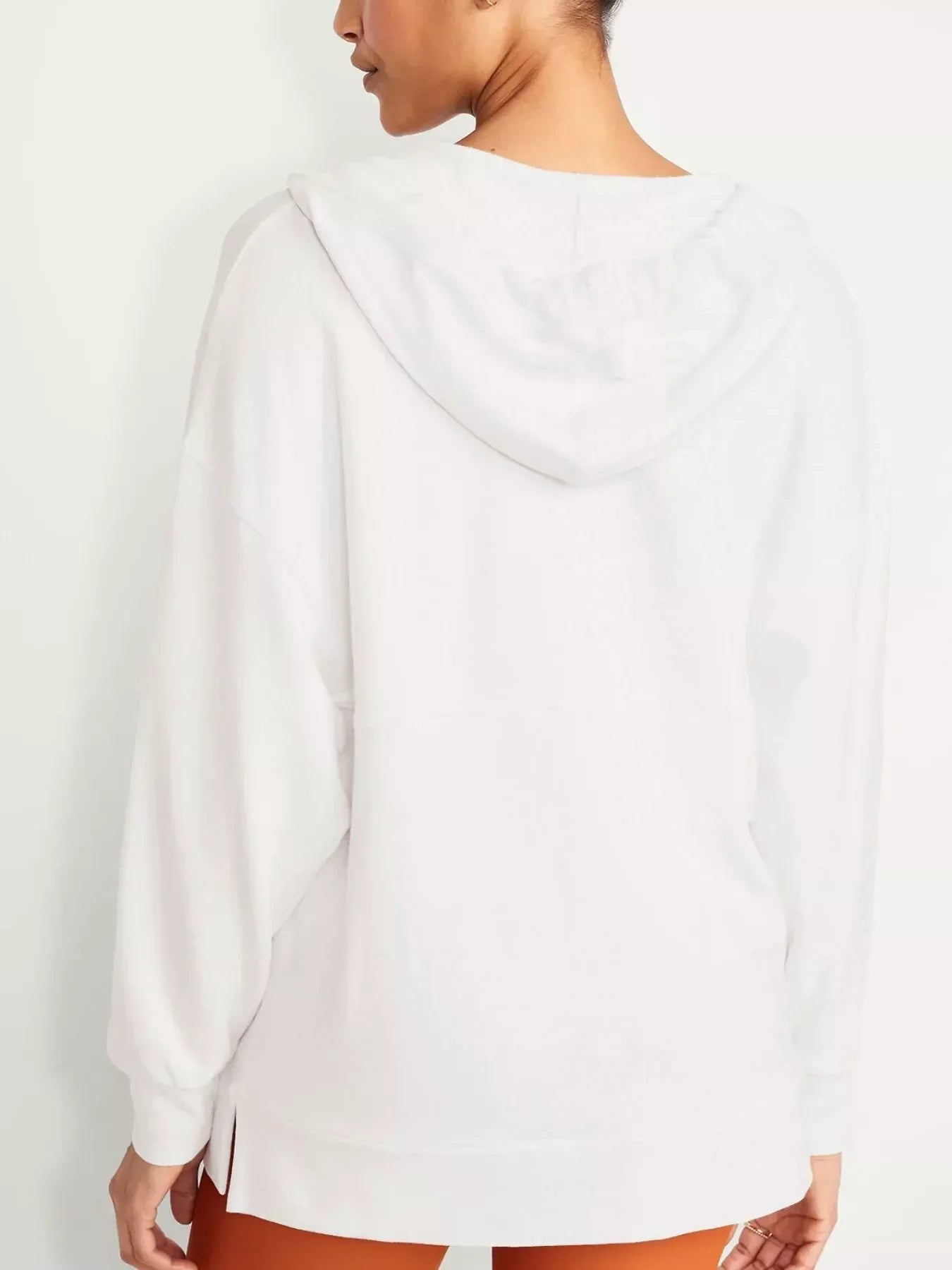 Drawstring Kangaroo Pocket Long Sleeve Hoodie - DAVERRI FASHIONS