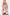 SAGE + FIG Rainbow Striped Open Front Knit Cardigan Cardigans