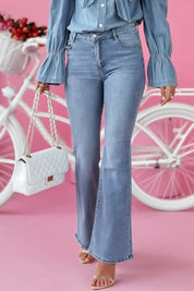 Bootcut Jeans with Pockets | Jeans Daverri Fashions