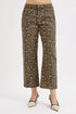 RISEN Full Size Mid Rise Crop Relaxed Jeans Plus Size CAMEL 13 Jeans