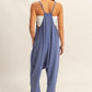 HYFVE Relaxed Fit Mineral Washed Overalls with Pockets Overalls