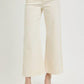 RISEN Full Size Tummy Control Cropped Bootcut Jeans Plus Size Cream 15(32) Jeans