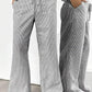 Striped Wide Leg Pants - DAVERRI FASHIONS