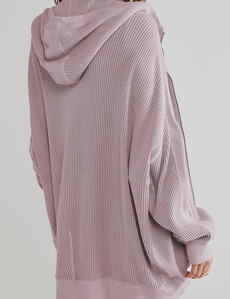 Zip-Up Long Sleeve Jacket | Jackets Daverri Fashions