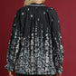 Umgee Full Size Floral Vine Print Blouse with Balloon Sleeves Plus Size
