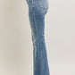 Judy Blue Full Size High-Waist Flare Denim Jeans with Front Seam Detail Plus Size Jeans
