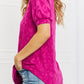 BOMBOM Carnival Vibes Animal Textured Top Tops