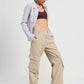 CARGO PANTS WITH POCKET DETAIL