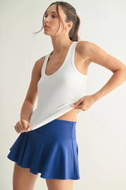 MONO B Slim Fit Scoop Neck Tank | Daverri Fashions