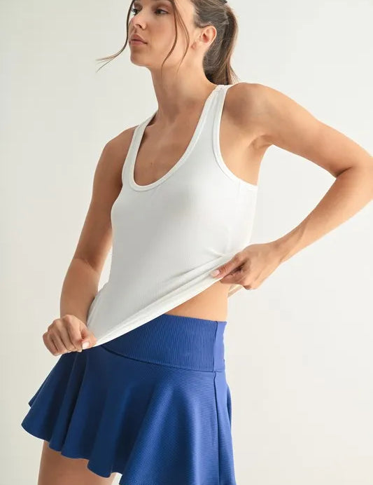 MONO B Slim Fit Scoop Neck Tank | Daverri Fashions