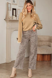 Ava Cuff Contrast Trim Sweater - DAVERRI FASHIONS