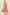 Mittoshop Abstract Leaf Print Tiered Ruffle Dress Orange-Red
