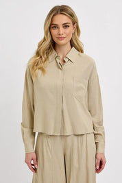 RISEN Button Down Long Sleeve Shirt