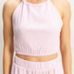 HYFVE Striped Halter Neck Top and Pants Set