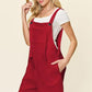 Double Take Full Size Textured Shortalls Shortalls