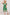 SAGE + FIG Printed Smocked Short Sleeve Midi Dress GREEN S Mid Dresses