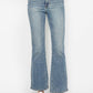 Judy Blue Full Size Tummy Control Back Embroidered Pocketed Bootcut Jeans Plus Size SHORT INSEAM