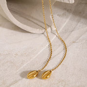 18K Gold-Plated Y-Shaped Necklace | Jewelry Daverri Fashions