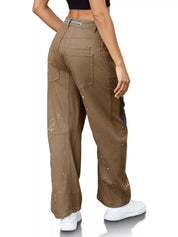 Washed Wide Leg Barrel Jeans | Jeans Daverri Fashions