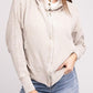 Zenana Acid Washed Hoodie Jacket Coats & Jackets