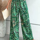 Printed Wide Leg Pants - DAVERRI FASHIONS