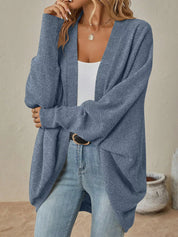 Cozy Oversized Open Front Knit Cardigan | Cardigans Daverri Fashions