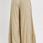 RISEN Shirring Detail Wide Leg Pants Pants