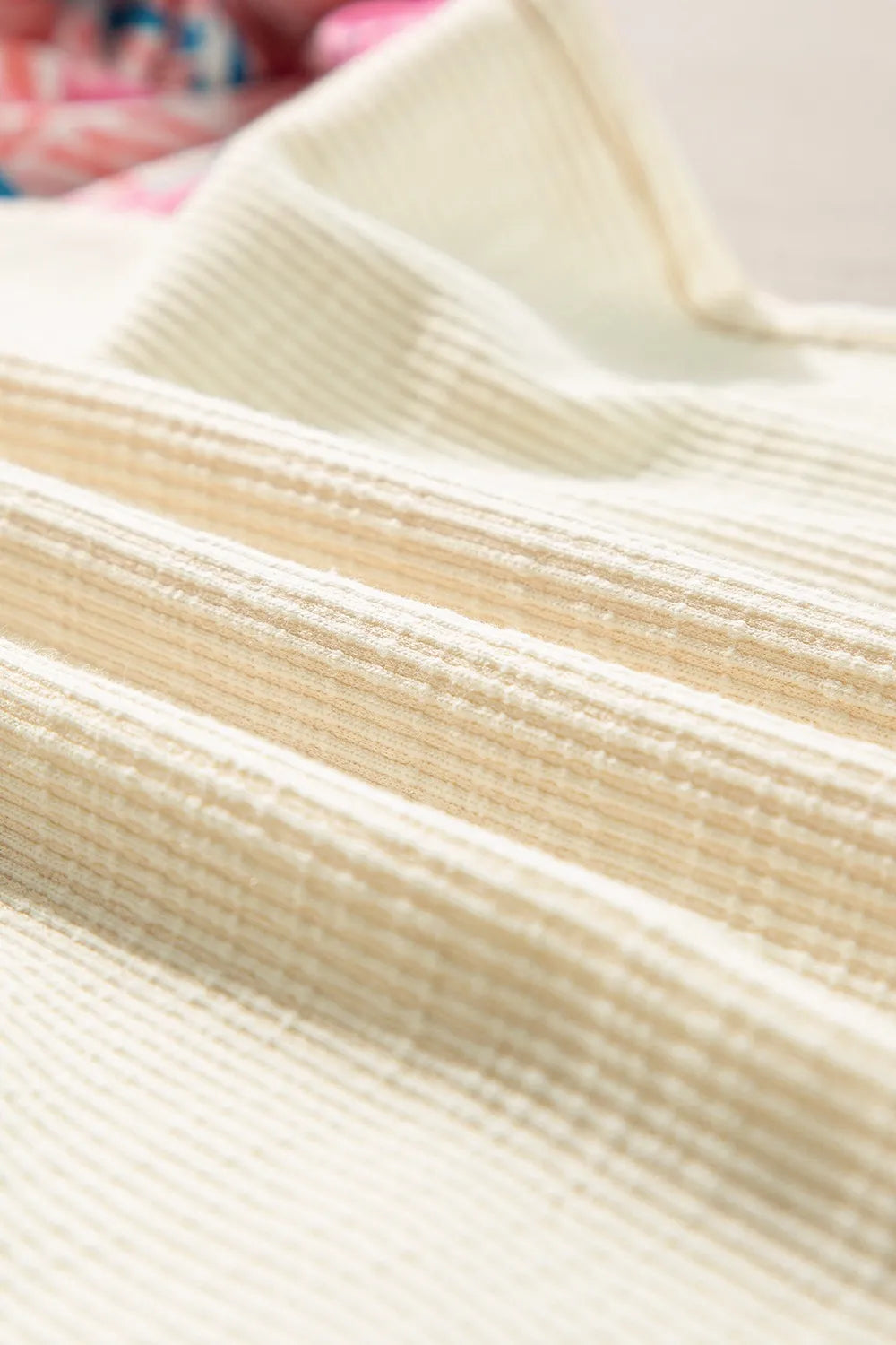 Printed Round Neck Balloon Sleeve Sweatshirt | Sweatshirts Daverri Fashions