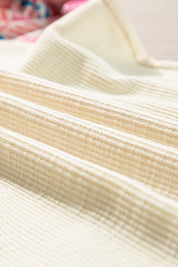 Printed Round Neck Balloon Sleeve Sweatshirt | Sweatshirts Daverri Fashions